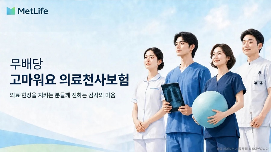 메트라이프생명, 의료 종사자에게 감사 전하는 ‘무배당 고마워요 의료천사보험’ 출시
