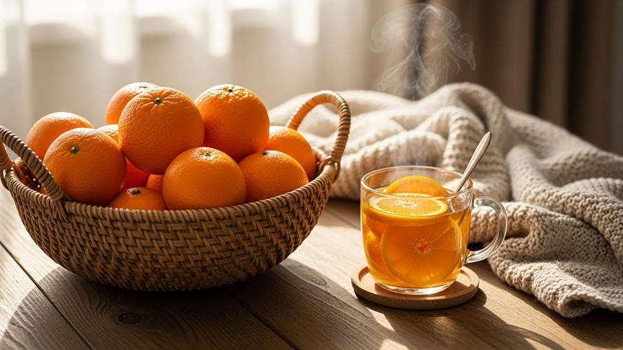 겨울철 귤의 건강 효능 썸네일