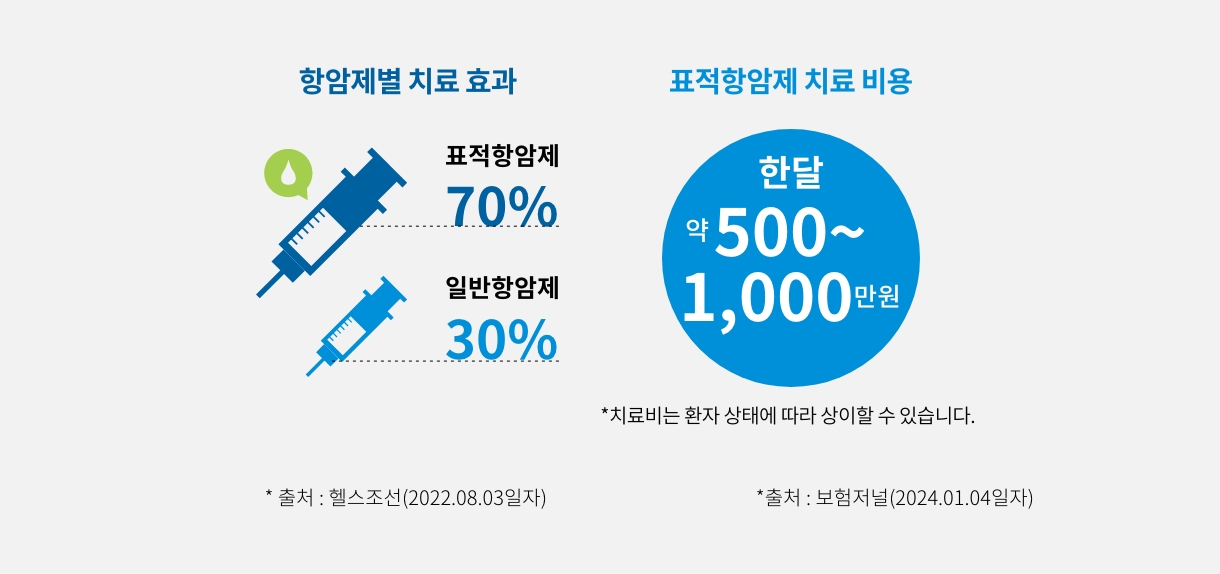 표적항암제치료비용이미지